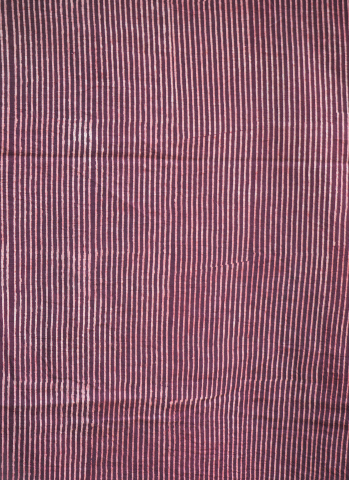 Premium Ajrak lawn bottom fabric organic dye maroon stripe pattern