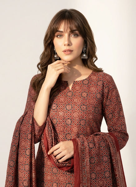 ajrak dress designs Ajrak Dresses Hala Handicrafts