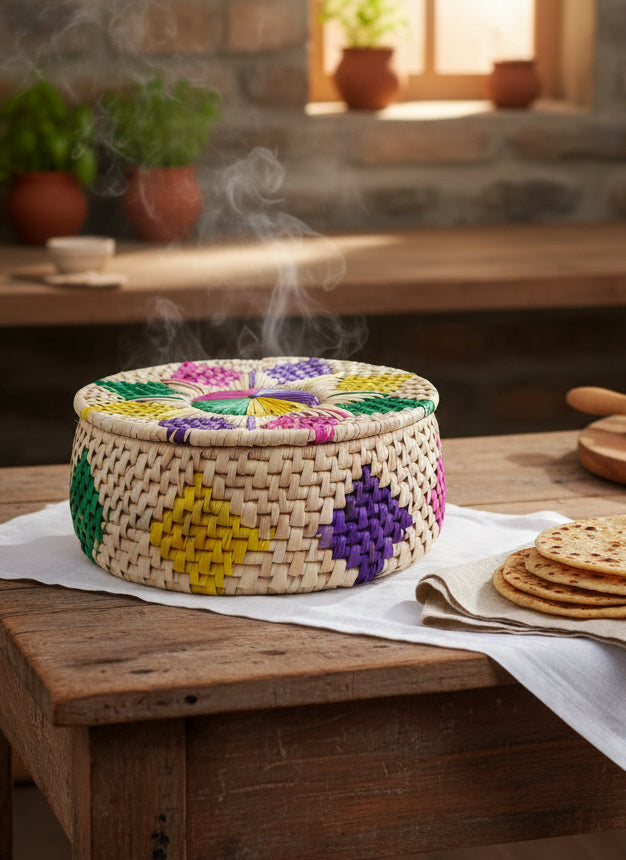 Handwoven baskets from Sindh artisans