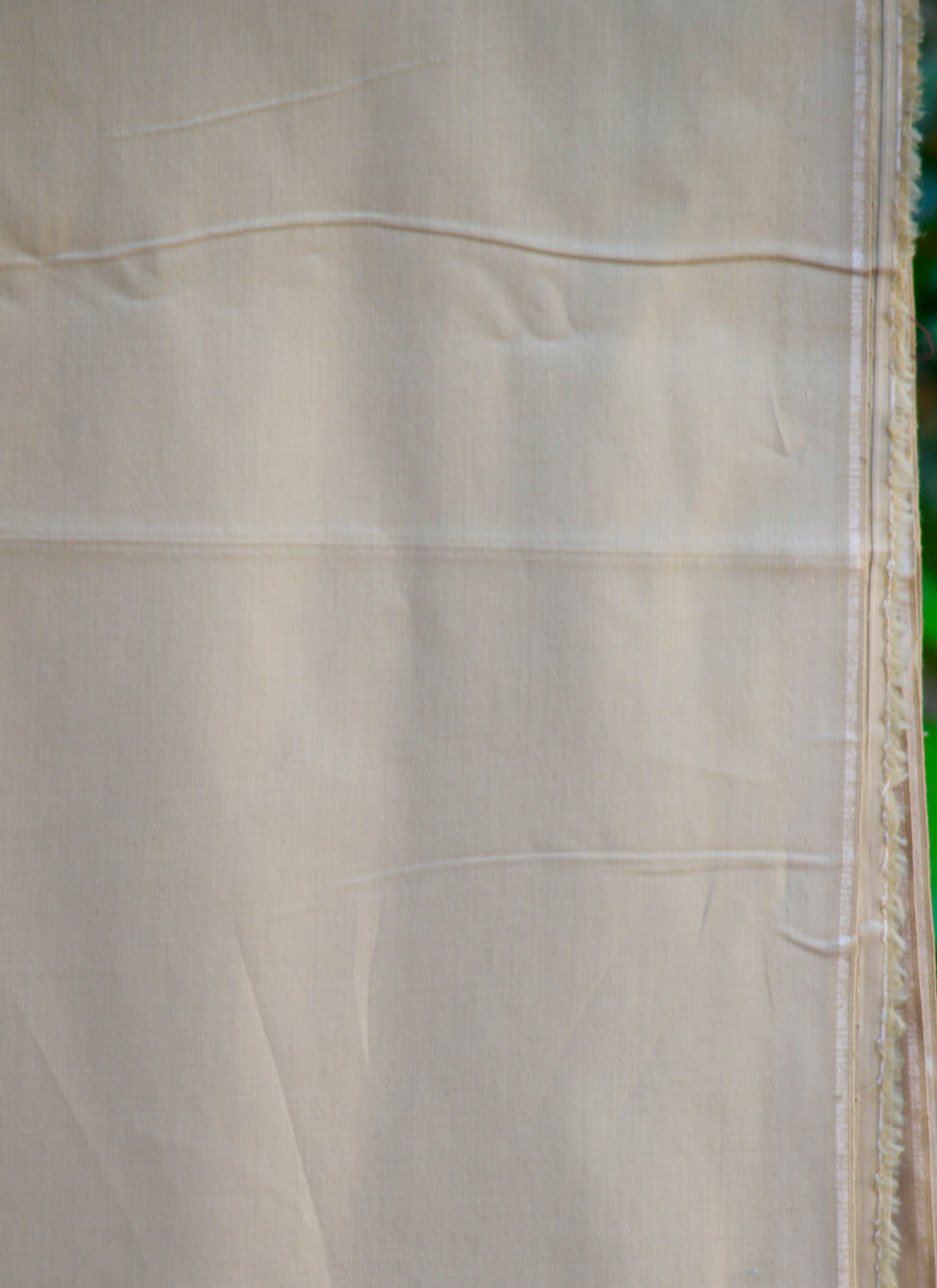 Plain Creamy Avocado Trouser Fabric, Lawn (2.5 m × 38")