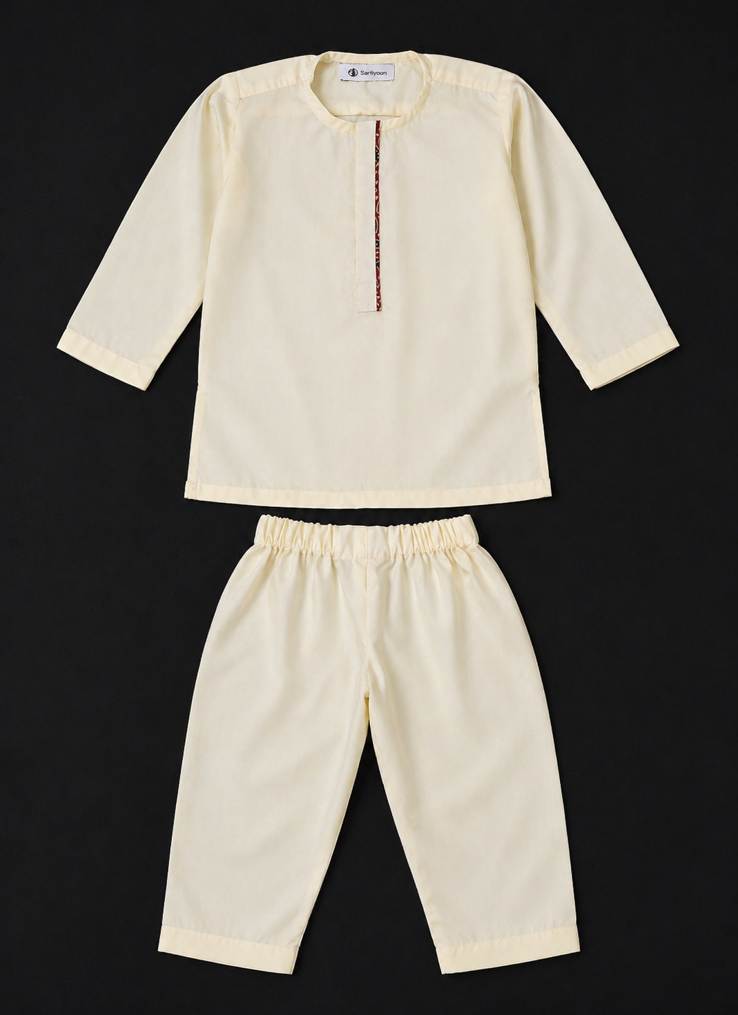 Kids cream casual summer dress for boys breathable comfortable clothing