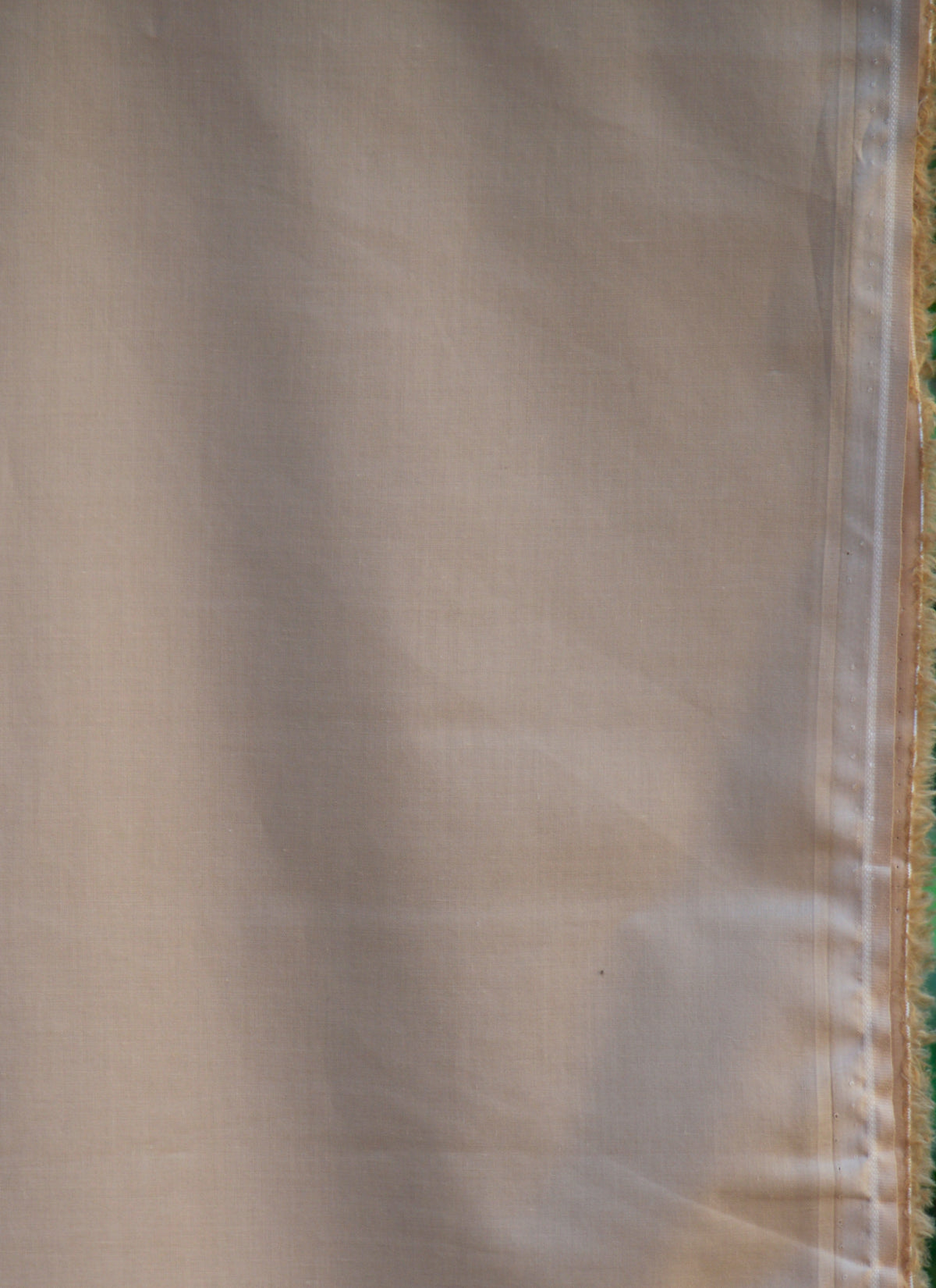 Premium unstitched beige trouser fabric lawn cotton – versatile Ajrak Design Dress accessory